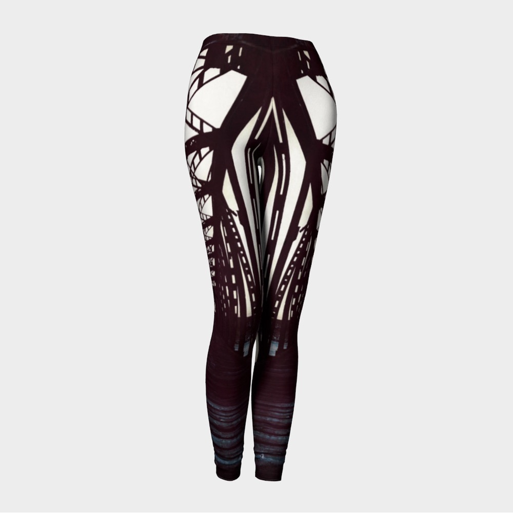 Stylish Black and White Leggings